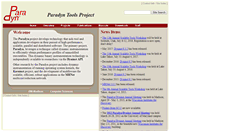 Desktop Screenshot of paradyn.org