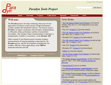 Tablet Screenshot of paradyn.org